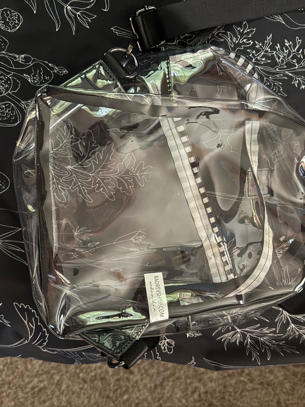 Rad Rev Clear Concert Backpack - Picture 2 of 2